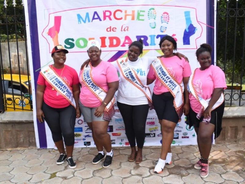 Les participantes de "Miss Ronde et Belle" Cameroun