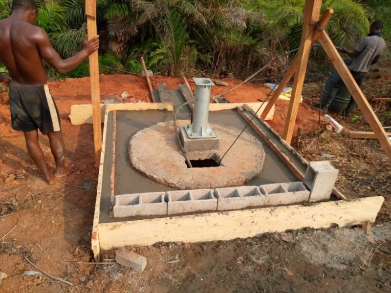 Projet d'adduction d'eau de Nkolnda